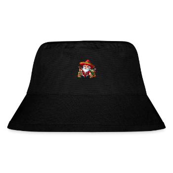 Cinco de Mayo Santa Claus - Stanley/Stella Recycled Bucket Hat - black - Front