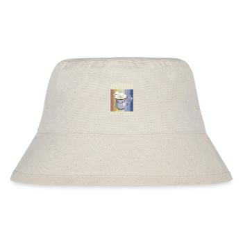 Ayran Getränk Türkei Döner Imbiss Joghurt Salz - Stanley/Stella recycelter Bucket Hat - Naturweiß - Vorne
