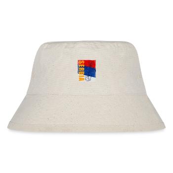Serbien Orthodox Balkan Christentum Belgrad - Stanley/Stella recycelter Bucket Hat - Naturweiß - Vorne