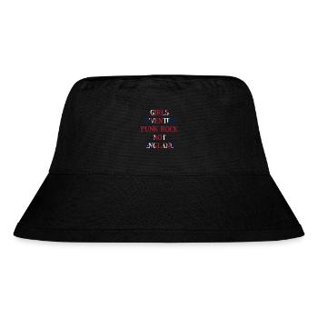 GIRLS INVENTED PUNK ROCK NOT ENGLAND – UNION JACK - Stanley/Stella Recycled Bucket Hat - black - Front
