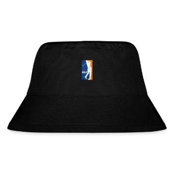 Golf Abschlag Eisen Trendsport Abschlag Golfball - Stanley/Stella recycelter Bucket Hat - Schwarz - Vorne