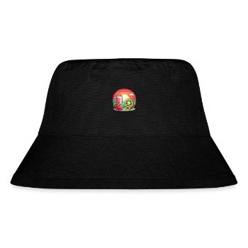 Sunset for kiwi and strawberry - Stanley/Stella Recycled Bucket Hat - black - Front