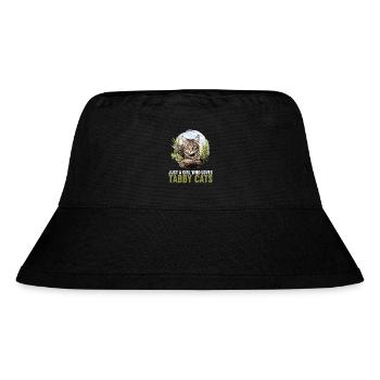 Tabby Kitten Tabby Cat - Stanley/Stella Recycled Bucket Hat - black - Front