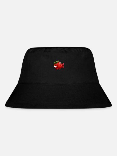 Poisson en costume de fraise - Bob recyclé Stanley/Stella - noir