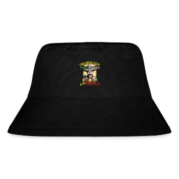 Tacos Tequila Fiesta Cinco De Mayo Lustiges Design - Stanley/Stella recycelter Bucket Hat - Schwarz - Vorne