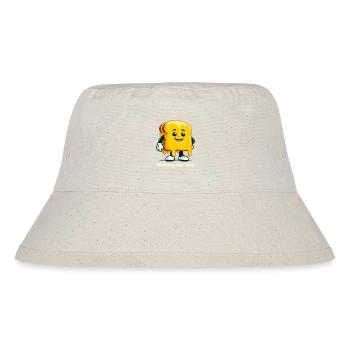 Verschmeltze Für Dich Grilled Cheese - Stanley/Stella recycelter Bucket Hat - Naturweiß - Vorne