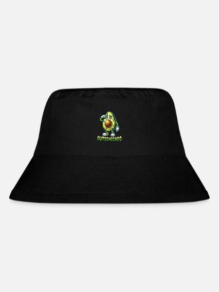 FUTSCHICADO AVOCADO - Stanley/Stella recycelter Bucket Hat - Schwarz