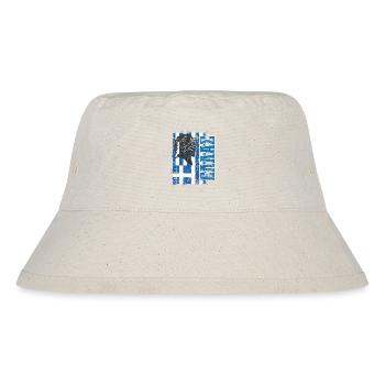 Griechenland Ellas - Stanley/Stella recycelter Bucket Hat - Naturweiß - Vorne