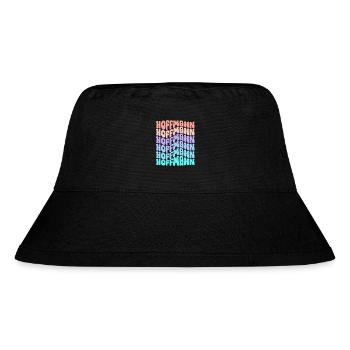 Hoffmann Retro Nachname Familie Geschenk - Stanley/Stella recycelter Bucket Hat - Schwarz - Vorne