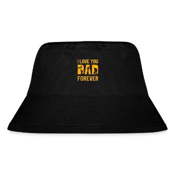 I love you Dad forever - Stanley/Stella Recycled Bucket Hat - black - Front