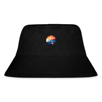 Sonnenuntergang über den Philippinen - Stanley/Stella recycelter Bucket Hat - Schwarz - Vorne