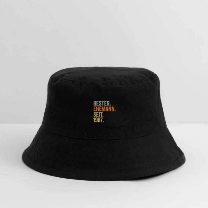 Valentinstag Bester Ehemann Seit 1987 Stanley/Stella recycelter Bucket Hat