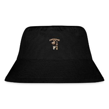 1948 Geburtstag Cool Teddy Bär Awesome since - Stanley/Stella recycelter Bucket Hat - Schwarz - Vorne