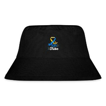 Down Syndrom - Stanley/Stella recycelter Bucket Hat - Schwarz - Vorne
