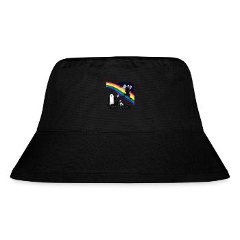 Daughter Dad Mourning Angel - Stanley/Stella Recycled Bucket Hat - black - Front