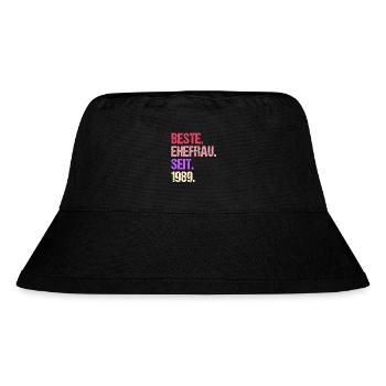 Valentine's Day Best Wife Since 1989 - Stanley/Stella Recycled Bucket Hat - black - Front