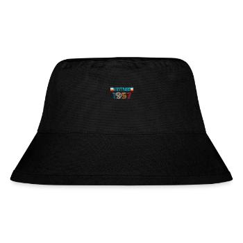 1957 Birthday Vintage - Stanley/Stella Recycled Bucket Hat - black - Front