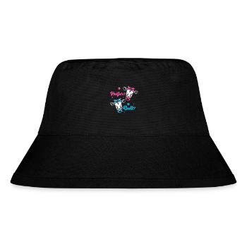 Gender Reveal Babyshower - Stanley/Stella recycelter Bucket Hat - Schwarz - Vorne