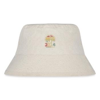 Vintage July 2014 Retro Birthday Gift - Stanley/Stella Recycled Bucket Hat - natural - Front