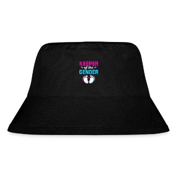 Gender Reveal Babyshower - Stanley/Stella recycelter Bucket Hat - Schwarz - Vorne