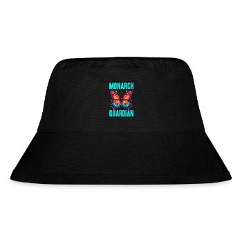 Monarch Guardian Butterfly - Stanley/Stella recycelter Bucket Hat - Schwarz - Vorne