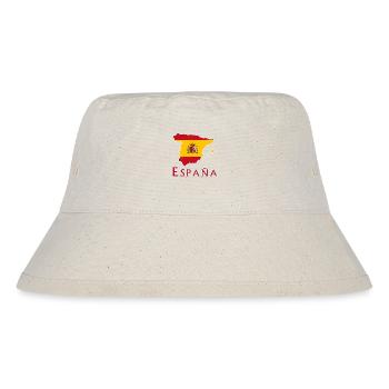 Spanien Spanisch Flagge Reise Espana National - Stanley/Stella recycelter Bucket Hat - Naturweiß - Vorne