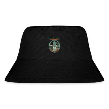 Girl who Loves Surfing - Stanley/Stella Recycled Bucket Hat - black - Front