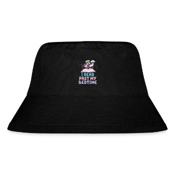 I read unicorn after bedtime - Stanley/Stella Recycled Bucket Hat - black - Front