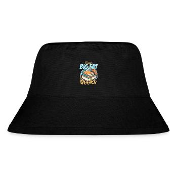 Literature Teacher I Love Big Fat Books Librarian - Stanley/Stella Recycled Bucket Hat - black - Front