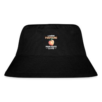 Die gleiche Muschi für das ganze Leben des zukünftigen Bräutigams - Stanley/Stella recycelter Bucket Hat - Schwarz - Vorne