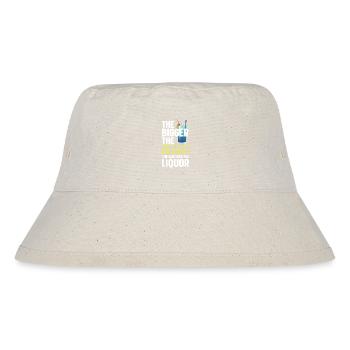 Bartender Mixologist The Bigger - Stanley/Stella recycelter Bucket Hat - Naturweiß - Vorne