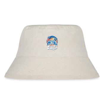 Willkommen im marokkanischen Dorf - Stanley/Stella recycelter Bucket Hat - Naturweiß - Vorne