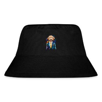 Costume Goldendoodle Chien Animal Design Imprimer - Bob recyclé Stanley/Stella - noir - Devant