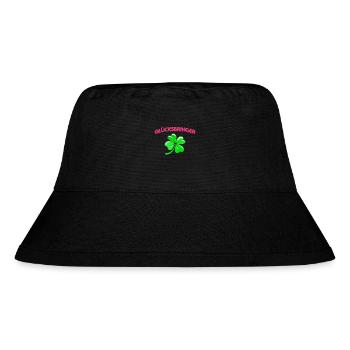 Liebe Freunde Familie Partner Glück Spaß Leben süß - Stanley/Stella recycelter Bucket Hat - Schwarz - Vorne