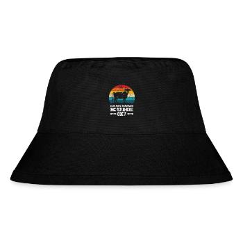 I like cows - Stanley/Stella Recycled Bucket Hat - black - Front