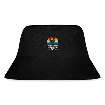 I like chickens - Stanley/Stella Recycled Bucket Hat - black - Front