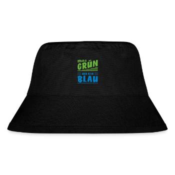 AIME LE VERT ET PAS LE BLEU - Bob recyclé Stanley/Stella - noir - Devant
