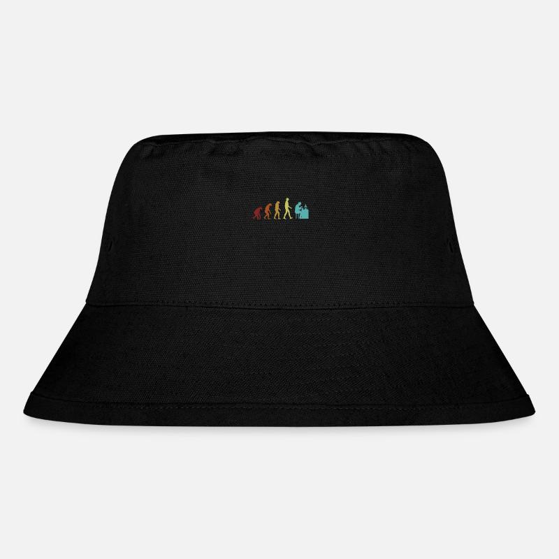 Forensik Evolution Psychologie Wissenschaft Forensik - Stanley/Stella recycelter Bucket Hat - Schwarz