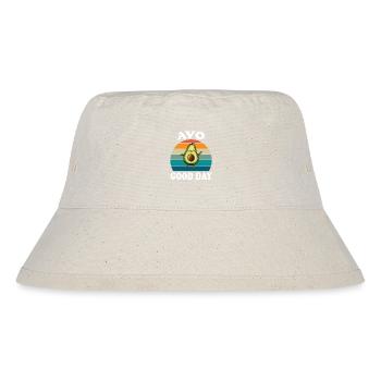 Avo Good Day Avocado - Stanley/Stella Recycled Bucket Hat - natural - Front