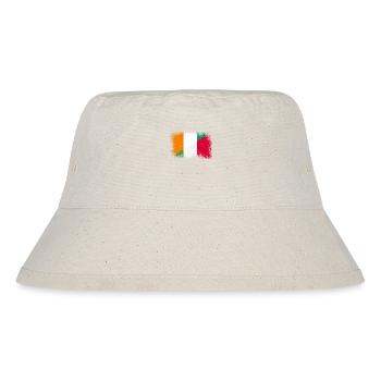 Elfenbeinküste Italien - Stanley/Stella recycelter Bucket Hat - Naturweiß - Vorne