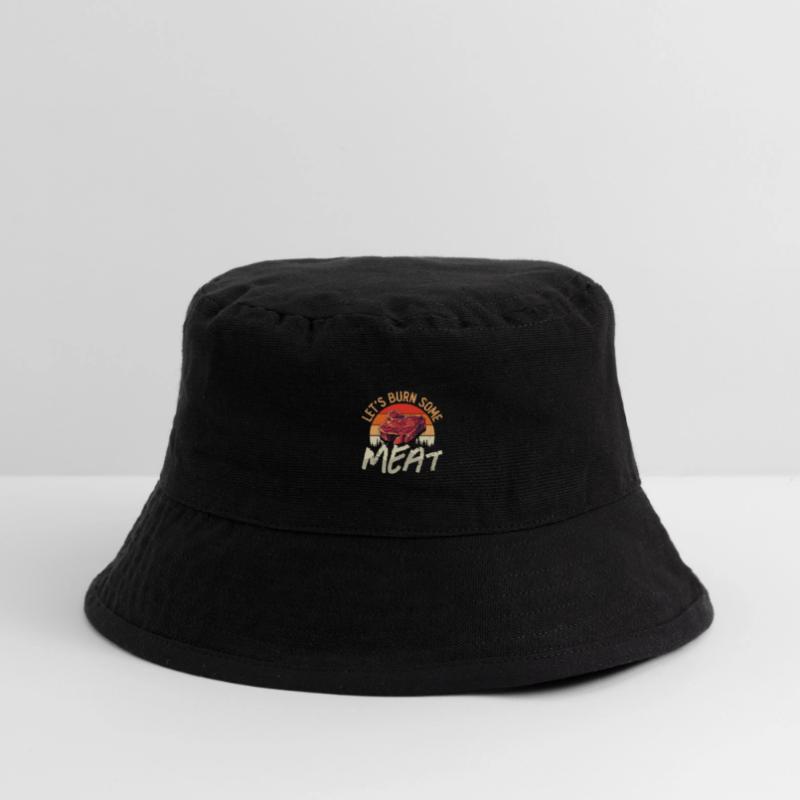 Pulled Pork BBQ Let's Burn Some Meat Pork BBQ Stanley/Stella recycelter Bucket Hat