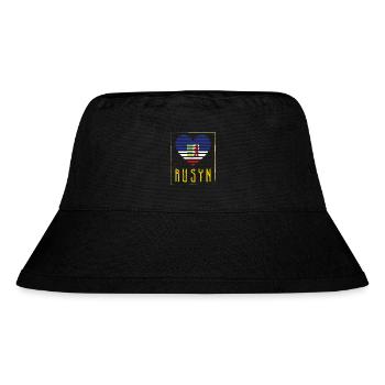 Rusyn Kiewer Rus Slawen Herkunft Karpaten - Stanley/Stella recycelter Bucket Hat - Schwarz - Vorne