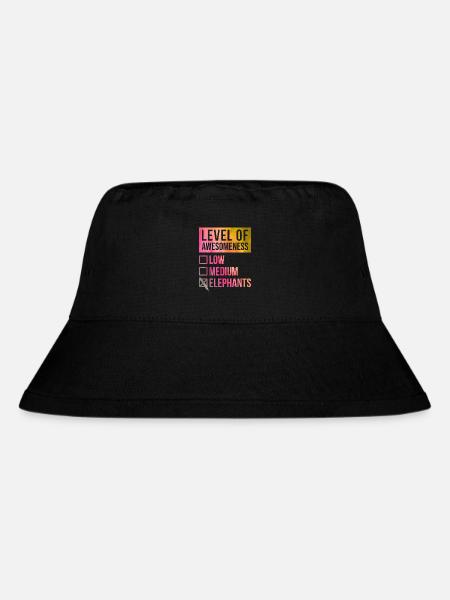 Elefant Elefant Elefant - Stanley/Stella recycelter Bucket Hat - Schwarz