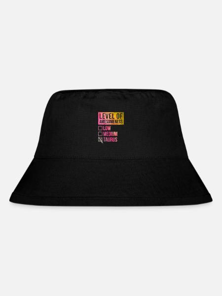 Stier, Stier, Stier, Stier - Stanley/Stella recycelter Bucket Hat - Schwarz