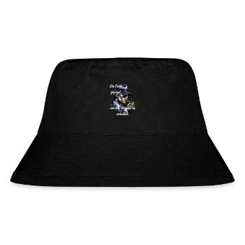 Der Funke - Stanley/Stella recycelter Bucket Hat - Schwarz - Vorne
