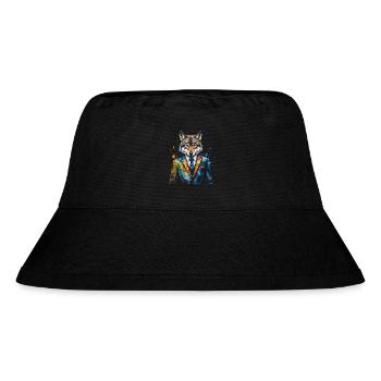 Wolf Suit Colorful Animal Design Print - Stanley/Stella Recycled Bucket Hat - black - Front