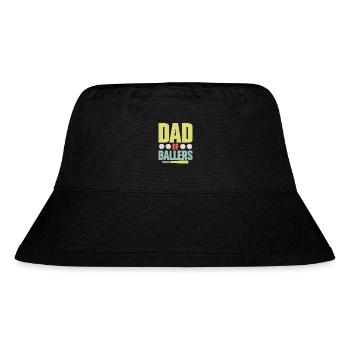 Dad Of Ballers Father Baseball - Stanley/Stella Recycled Bucket Hat - black - Front