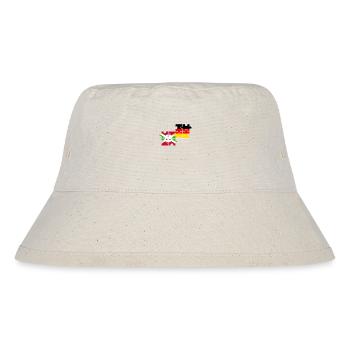 Burundi Deutschland Flagge Burundier - Stanley/Stella recycelter Bucket Hat - Naturweiß - Vorne