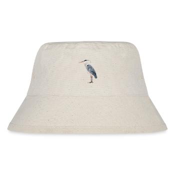 Heron Reiher - Stanley/Stella recycelter Bucket Hat - Naturweiß - Vorne