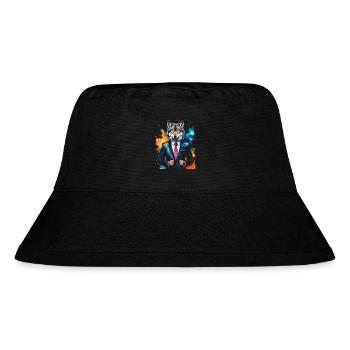 Wolf Suit Colorful Animal Design Print - Stanley/Stella Recycled Bucket Hat - black - Front